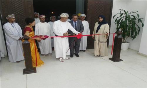 Inauguration of Indian Calligraphy Exhibition by His Excellency Mr. Abdul Aziz bin Mohammed Al Rowas, Advisor to His Majesty Sultan for Cultural Affairs on 20th March 2017. The exhibition will remain on display till 25th March 2017 at Omani Society for Fine Arts during visiting hours from 9 am to 1.30 pm and 4.30 pm to 8 pm. All are requested to visit.