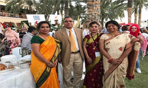 Ambassador visited Indian Embassy stall at international Food Festival organized by Dar Al Atta at Intercontinental Hotel on 10th March 2017.