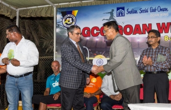 Ambassador was invited as Chief Guest, 'GCC Goan Wing Cup, One Day 8-a-side Football Tournament' organized by Indian Social Club- Goan Wing, which, included music, dance performances and other competitions. 8 teams from Oman and 8 from GCC countries participated it the GCC-Goan tournament.
