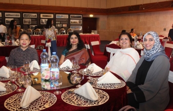 Embassy of India, in collaboration with the Art of Living, Oman, and Sri Sri Ayurveda Clinic, Muscat, organized a workshop on the role of Yoga and Ayurveda in ensuring health and wellness. The workshop was attended by women from diplomatic corps, expatriate communities as well as Oman.