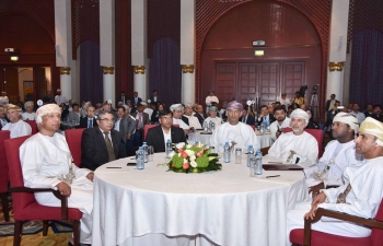 Ambassador addressed the India-Oman Investor's Meet 'Destination Oman', organized by Muscat Chapter of Institute of Chartered Accountant of India and College of Banking and Financial Studies, organized under patronage of Minister of Commerce and Industry of Oman on 18th January 2018, in which around 70 Indian companies participated.
