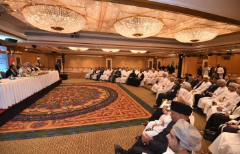 Honourable Prime Minister of India, Shri Narendra Modi, addressed top business leaders and CEOâ€™s of Oman and invited them to expand their business in India and avail the opportunity offered by the worldâ€™s largest and fastest growing economy for their investments.