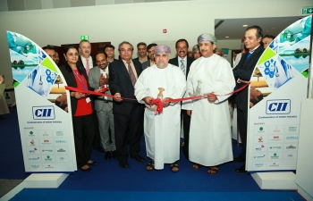 Ambassador was invited to inaugurate the Indian Pavillion at the 5th International Trade and Medical Tourism Exhibition (IMTEC) which was held at Oman Convention & Exhibition Centre from 24-26 April 2018, in which 24 Indian hospital and medical tourism companies took part.