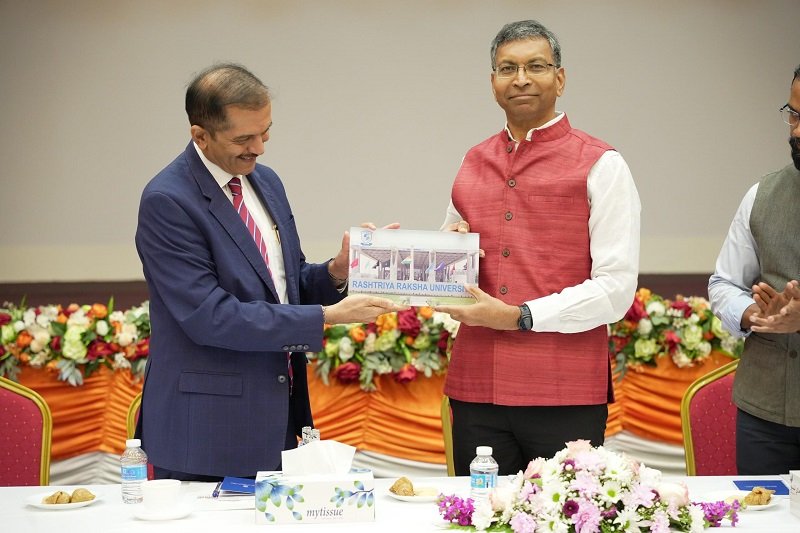 Meet-and-greet with Professor Dr. Bimal N. Patel, Vice-Chancellor at Rashtriya Raksha University and Judge of the International Tribunal for the Law of the Sea (ITLOS)