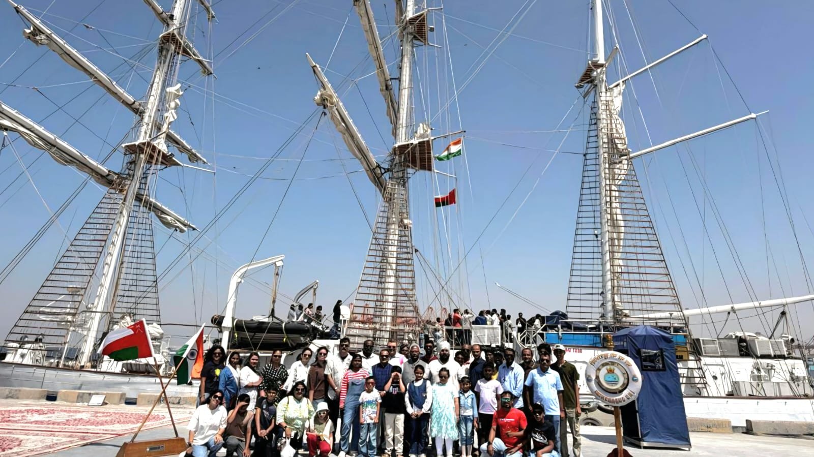 INS Sudarshini Concludes Final Overseas Port Call in Salalah, Oman