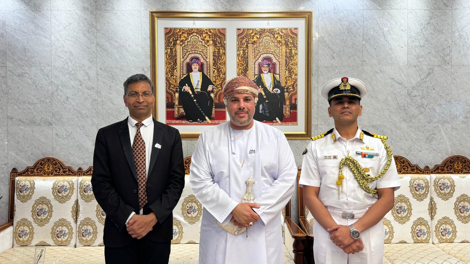 Ambassador Prashant Pise met with H.H. Marwan bin Turki Al Said, Governor of Dhofar