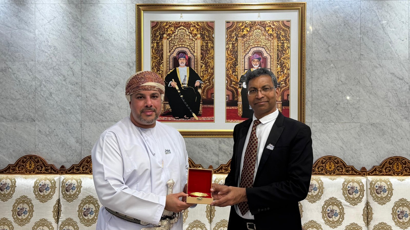Ambassador Prashant Pise met with H.H. Marwan bin Turki Al Said, Governor of Dhofar