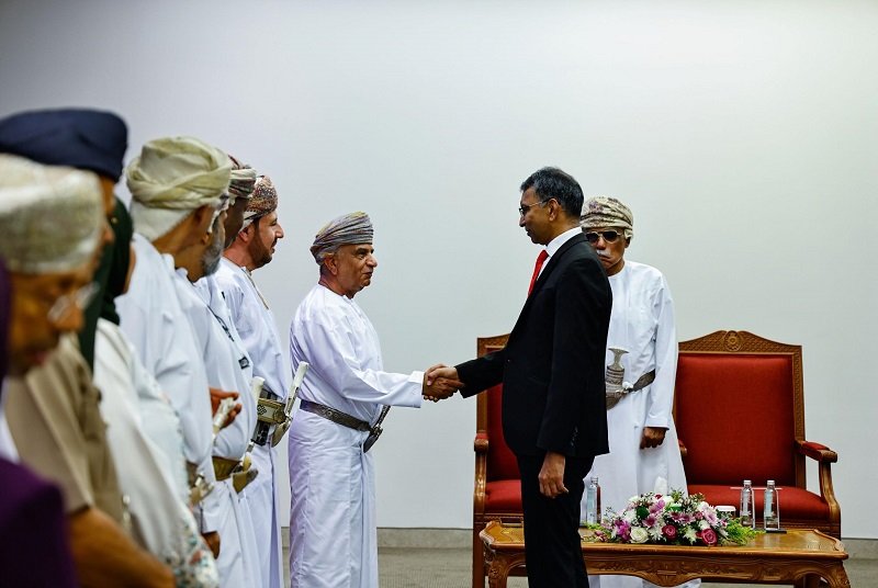 Launch of ICCR Chair of Indian Studies at the Sohar University in Oman