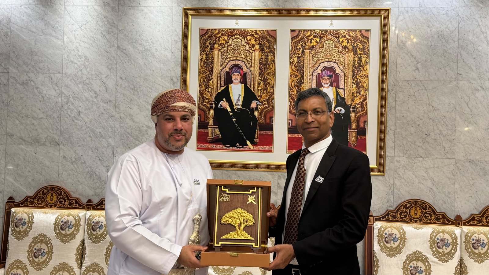 Ambassador Prashant Pise met with H.H. Marwan bin Turki Al Said, Governor of Dhofar