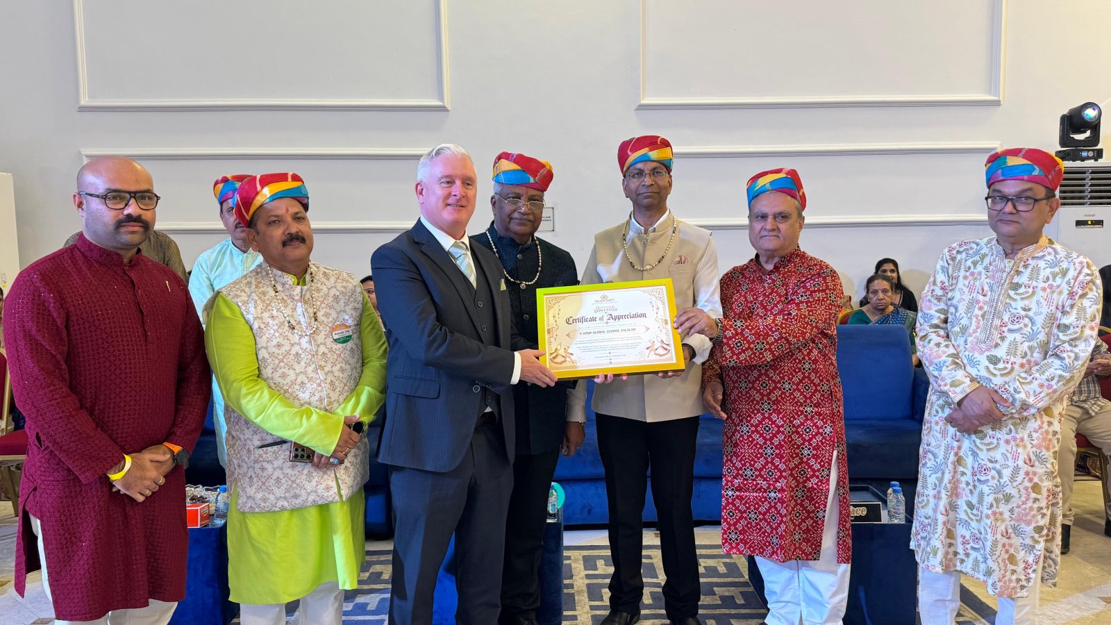 Ambassador Prashant Pise joined the Navratri celebrations organised by Indian Social Club, Salalah