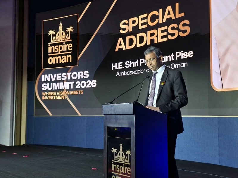 Ambassador Prashant Pise delivered a special address at the Inspire Oman - Investors Summit 2026