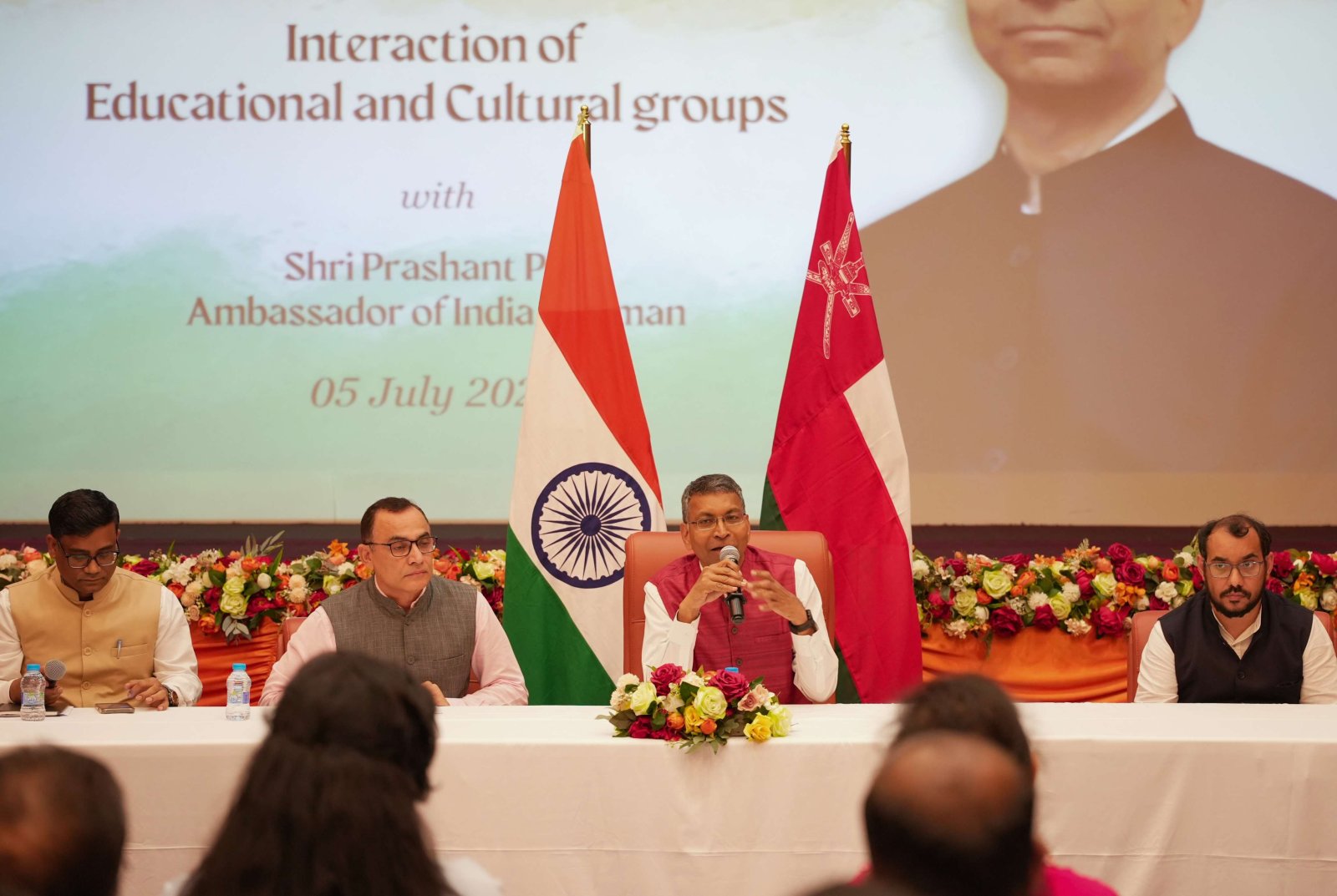 Amb Prashant Pise Interaction with Educational & Cultural groups