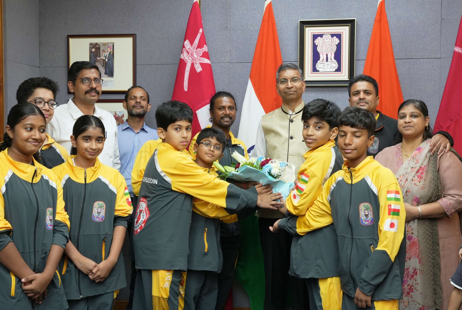 Amb Prashant Pise with Bodhi life and skills academy