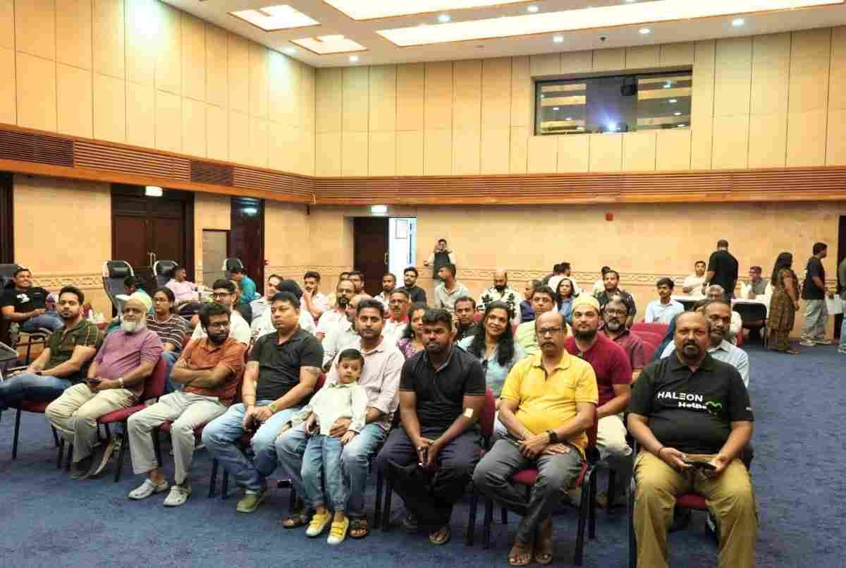 Blood Donation Camp in Embassy coinciding with the Seva Pakhwada (community service) celebrations