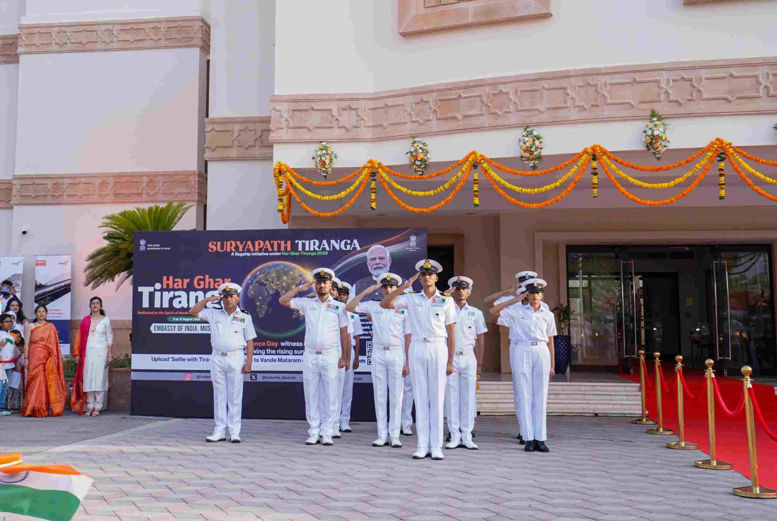 Celebrating 80th Independence Day 2026 at Chancery complex