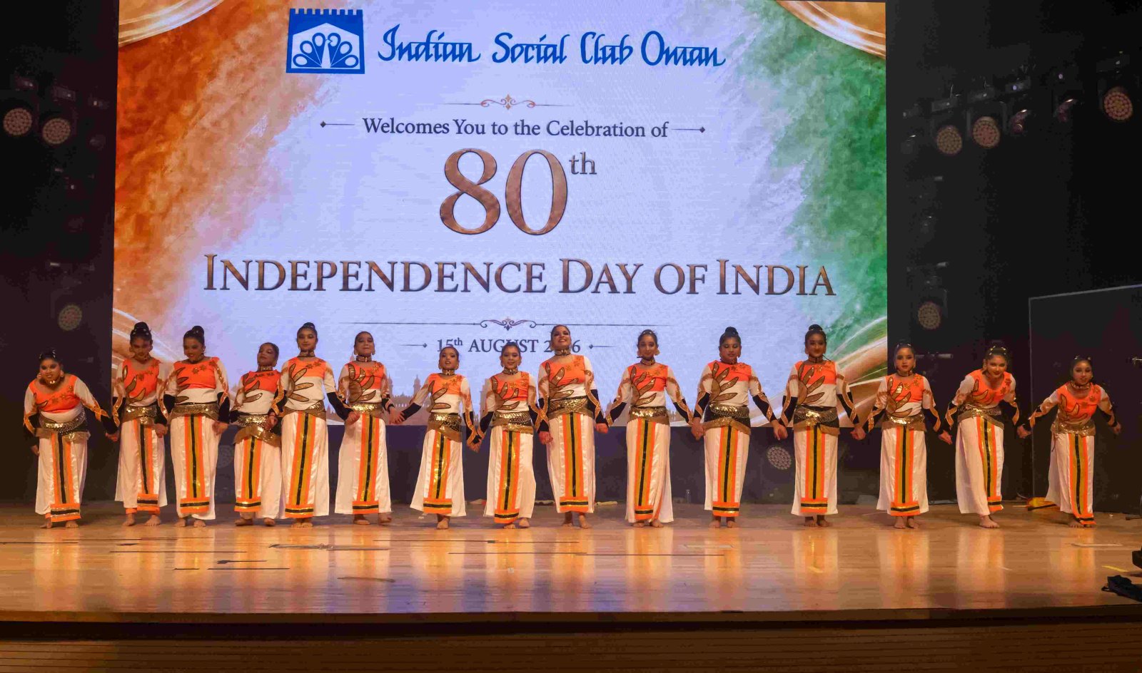 Ambassador Prashant Pise attending Independence day 2026 celebration by Indian Social Club Oman at College of Banking and Financial Studies