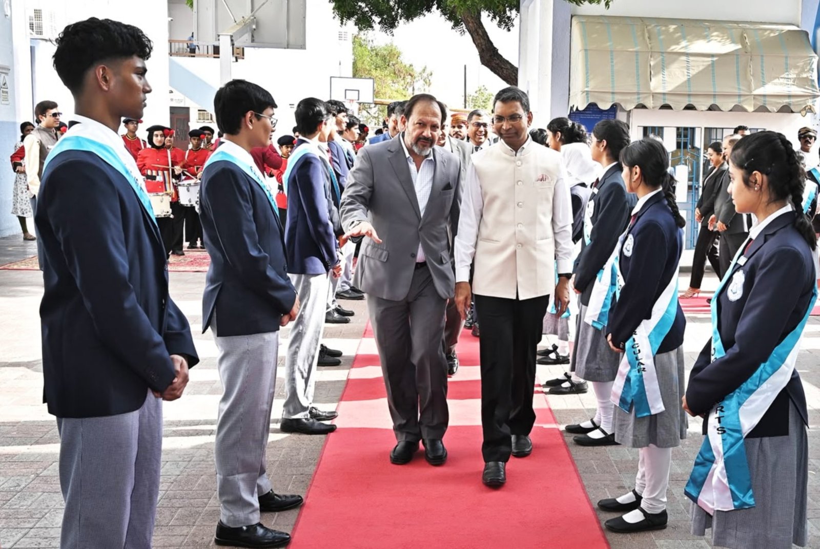 Amb Prashant Pise inaugurated the new website launched by Indian School Muscat and laboratory at the New Multipurpose Hall - August 01, 2026