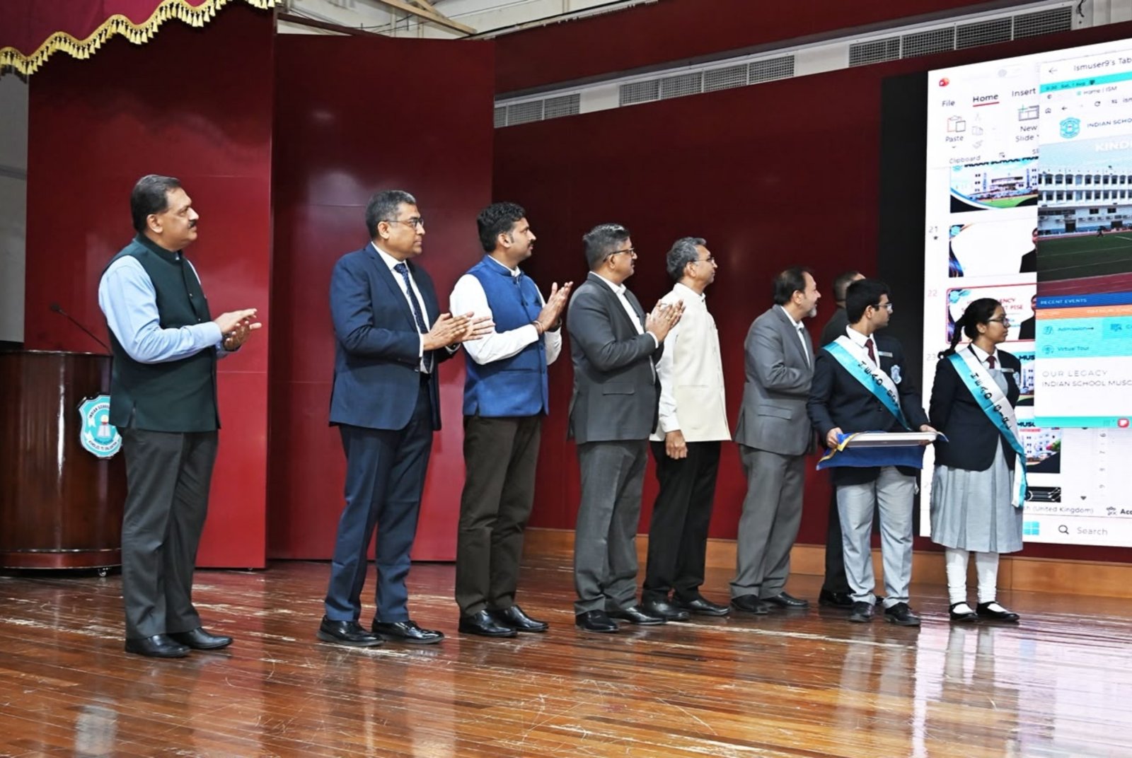 Amb Prashant Pise inaugurated the new website launched by Indian School Muscat and laboratory at the New Multipurpose Hall - August 01, 2026