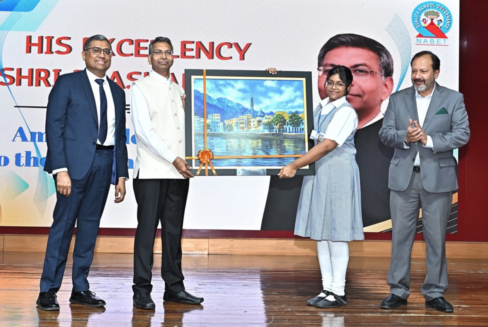 Amb Prashant Pise inaugurated the new website launched by Indian School Muscat and laboratory at the New Multipurpose Hall - August 01, 2026