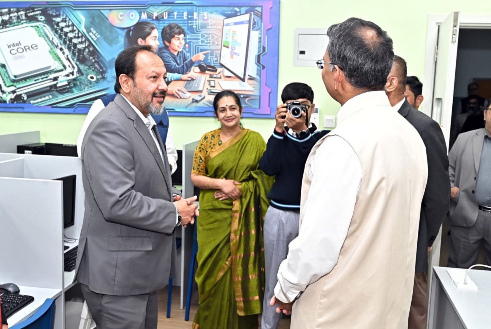 Amb Prashant Pise inaugurated the new website launched by Indian School Muscat and laboratory at the New Multipurpose Hall - August 01, 2026