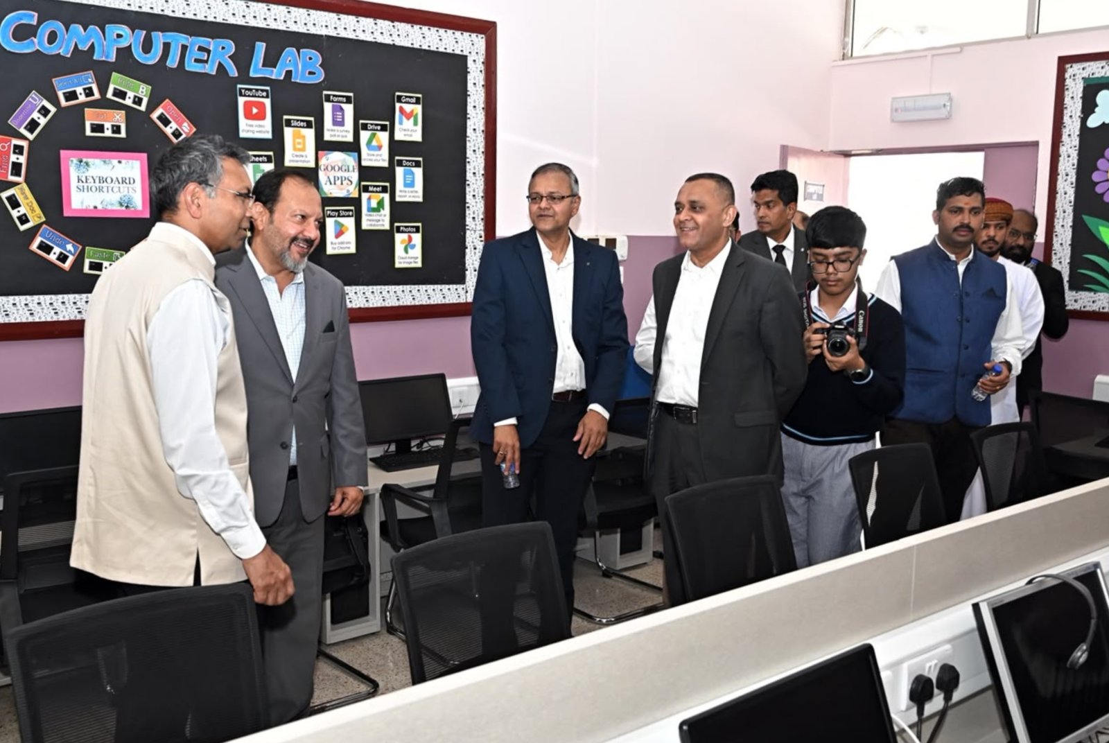 Amb Prashant Pise inaugurated the new website launched by Indian School Muscat and laboratory at the New Multipurpose Hall - August 01, 2026