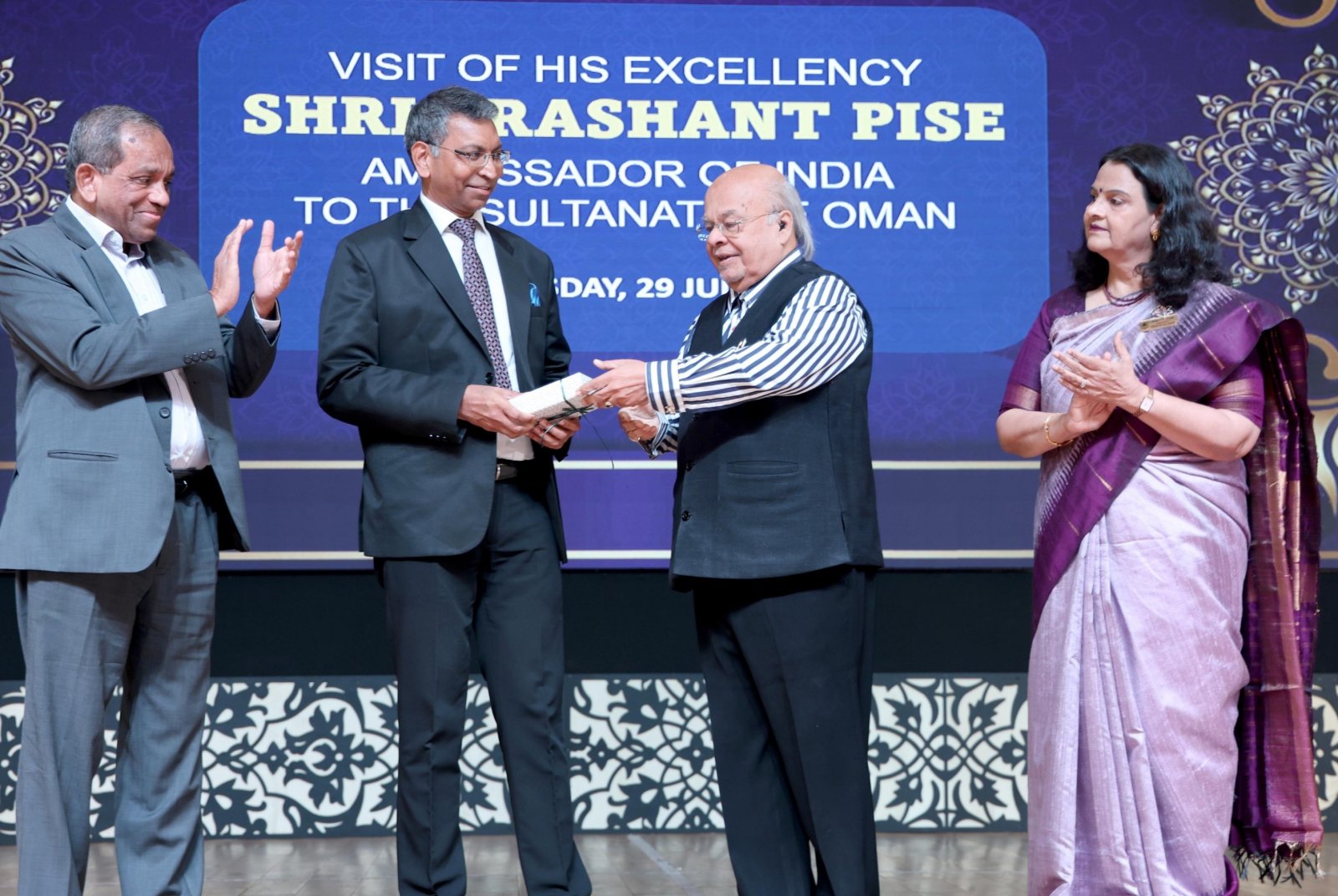 Amb Prashant Pise vist to Indian School Sohar- July 30, 2026