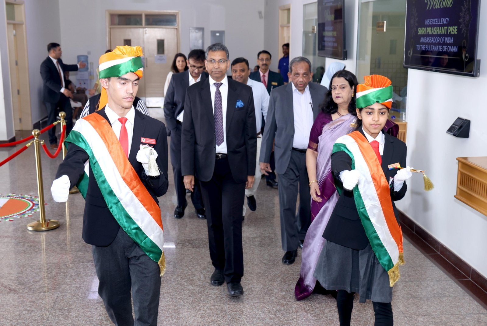 Amb Prashant Pise vist to Indian School Sohar- July 30, 2026