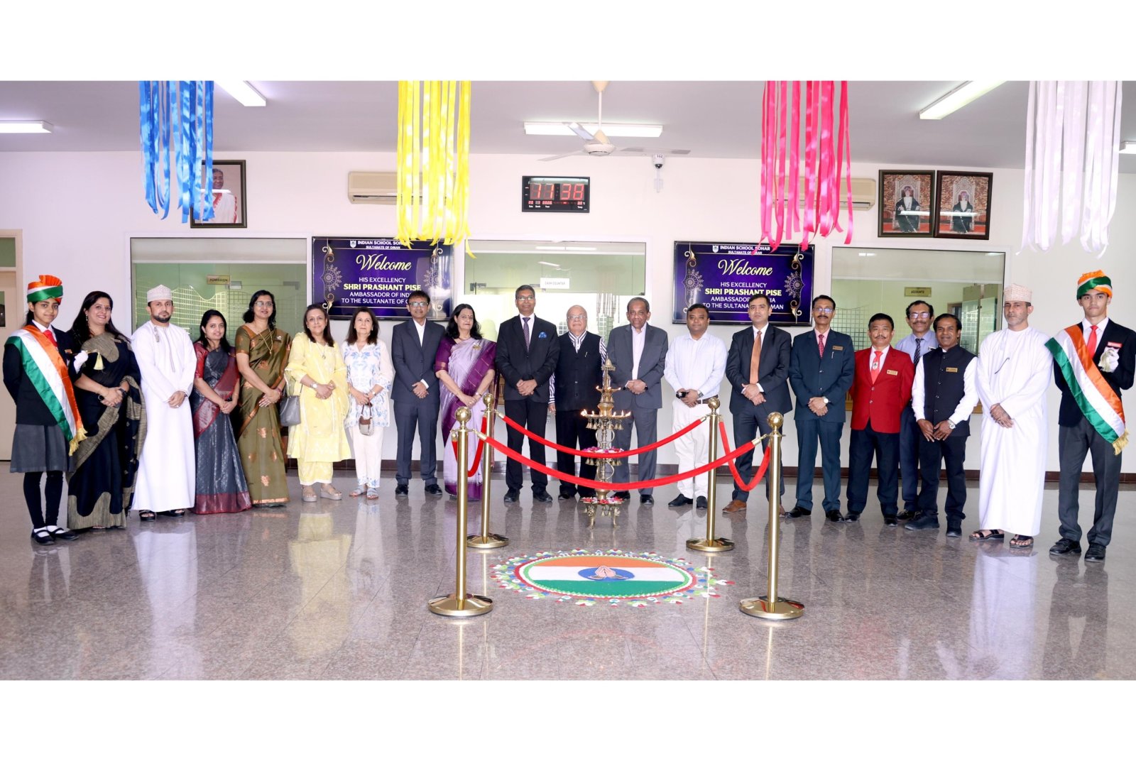 Amb Prashant Pise vist to Indian School Sohar- July 30, 2026