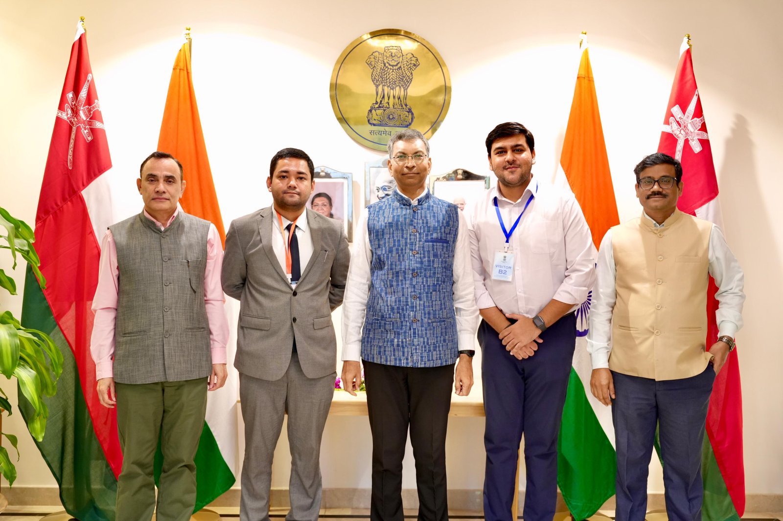 Two participants from Oman, Mr. Dhruv Dharmesh Vithani and Mr. Rohan Chauhan will be travelling to India from the Sultanate of Oman for the Know India Programme
