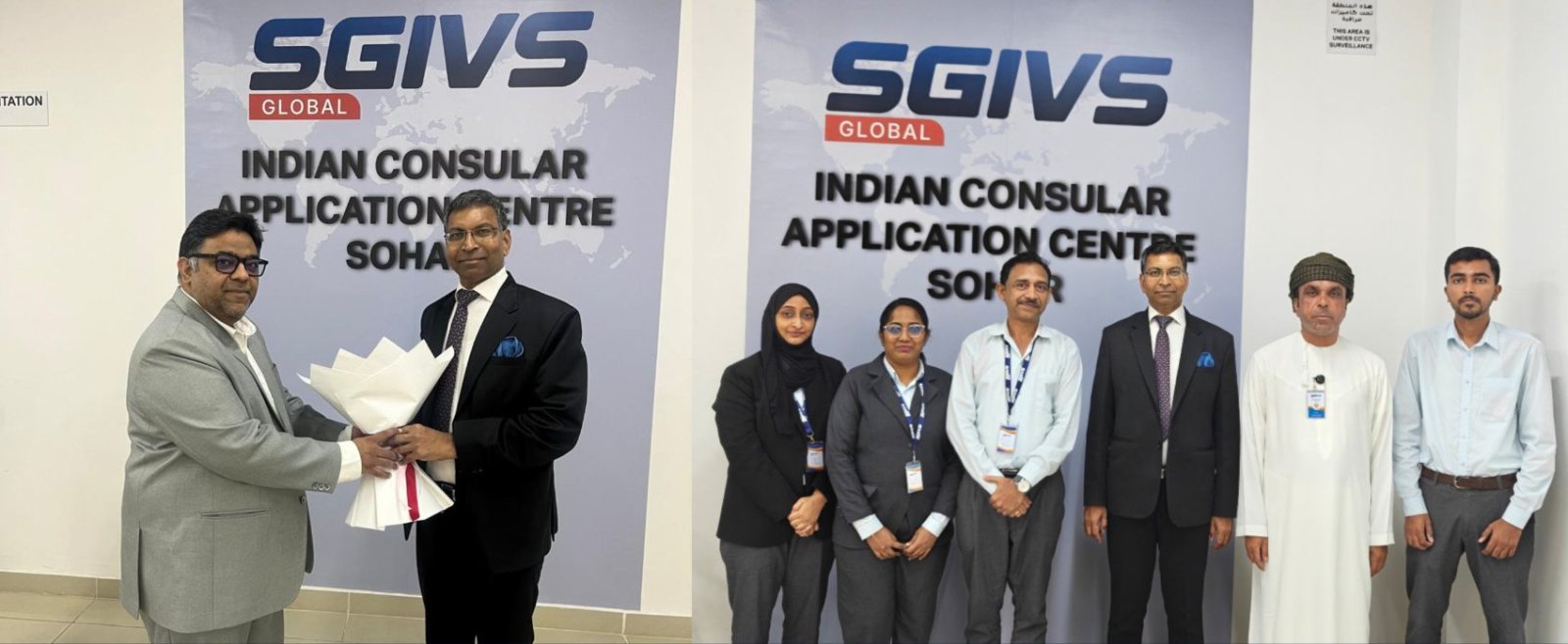 Amb Prashant Pise's visit to SGIVS Sohar branch - July 29th, 2026.