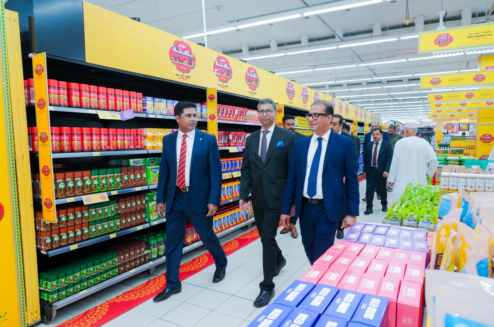 Ambassador Prashant Pise inaugurated the “India Utsav” celebrations at LuLu Hypermarket