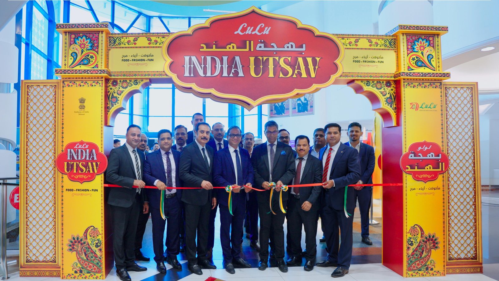 Ambassador Prashant Pise inaugurated the “India Utsav” celebrations at LuLu Hypermarket