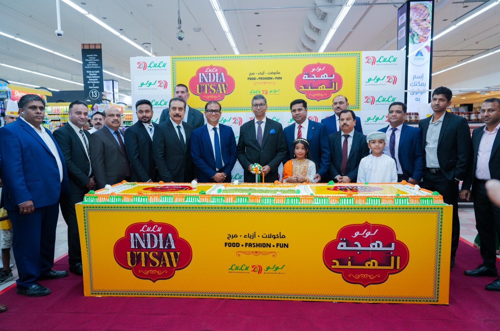 Ambassador Prashant Pise inaugurated the “India Utsav” celebrations at LuLu Hypermarket