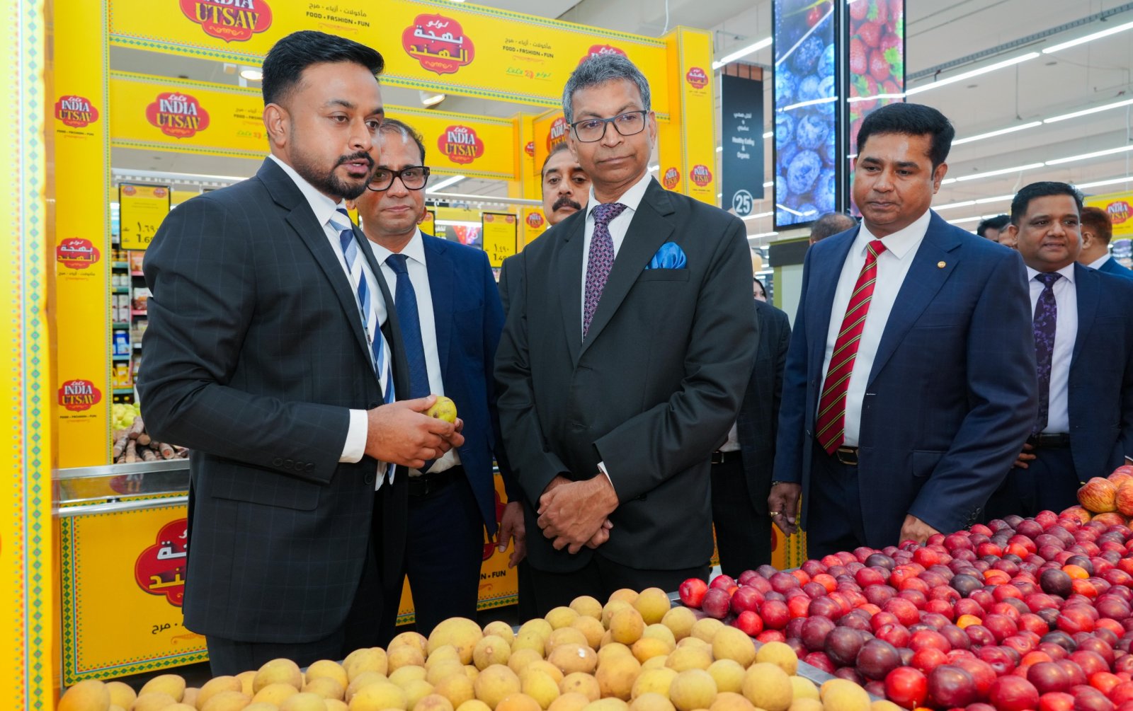 Ambassador Prashant Pise inaugurated the “India Utsav” celebrations at LuLu Hypermarket