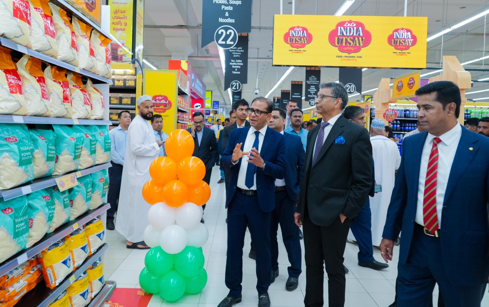 Ambassador Prashant Pise inaugurated the “India Utsav” celebrations at LuLu Hypermarket