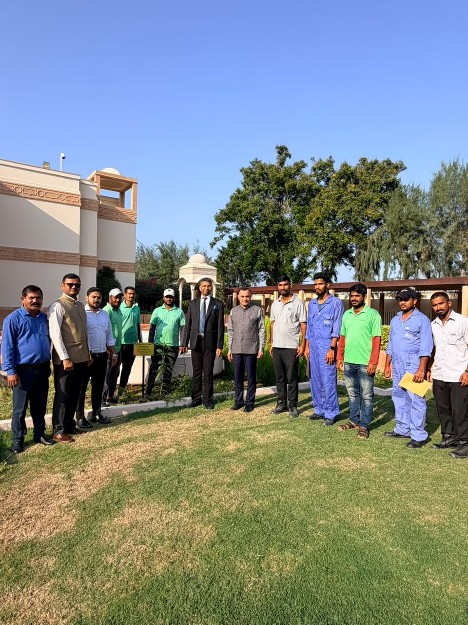Ambassador Prashant Pise planted a tree sapling under the ‘Ek Ped Maa Ke Naam’ initiative