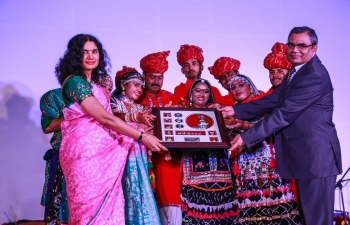 To celebrate 70th Anniversary of Independence of India, Embassy hosted a Rajasthani Folk Dance performance sponsored by The Indian Council of Cultural Relations, Government of India, on 23rd August , 2017