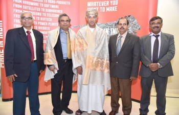 Embassy of India, Muscat, organized an 'India Tourism Roadshow' on 27th March 2018, to promote 'Incredible India' as a preferred destination for tourism including medical and wellness tourism for Omanis. H.E Ambassador, Sheikh Hilal Marhoun Salim Al Maamari, Chief of West Asia Department, Ministry of Foreign Affairs was the Chief Guest and Mr. Mohammed Al Riyami, Director, International Cooperation, Ministry of Tourism was the Guest of Honour. Around 180 Omani Officials and representatives of tour operators, travel agents, airlines and other stakeholders participated in the Roadshow. Representative of India Tourism, Dubai, made a presentation on 'Incredible India'. Representatives of Karnataka and Tamil Nadu, States of India, also made presentations on tourist attractions of their States. 