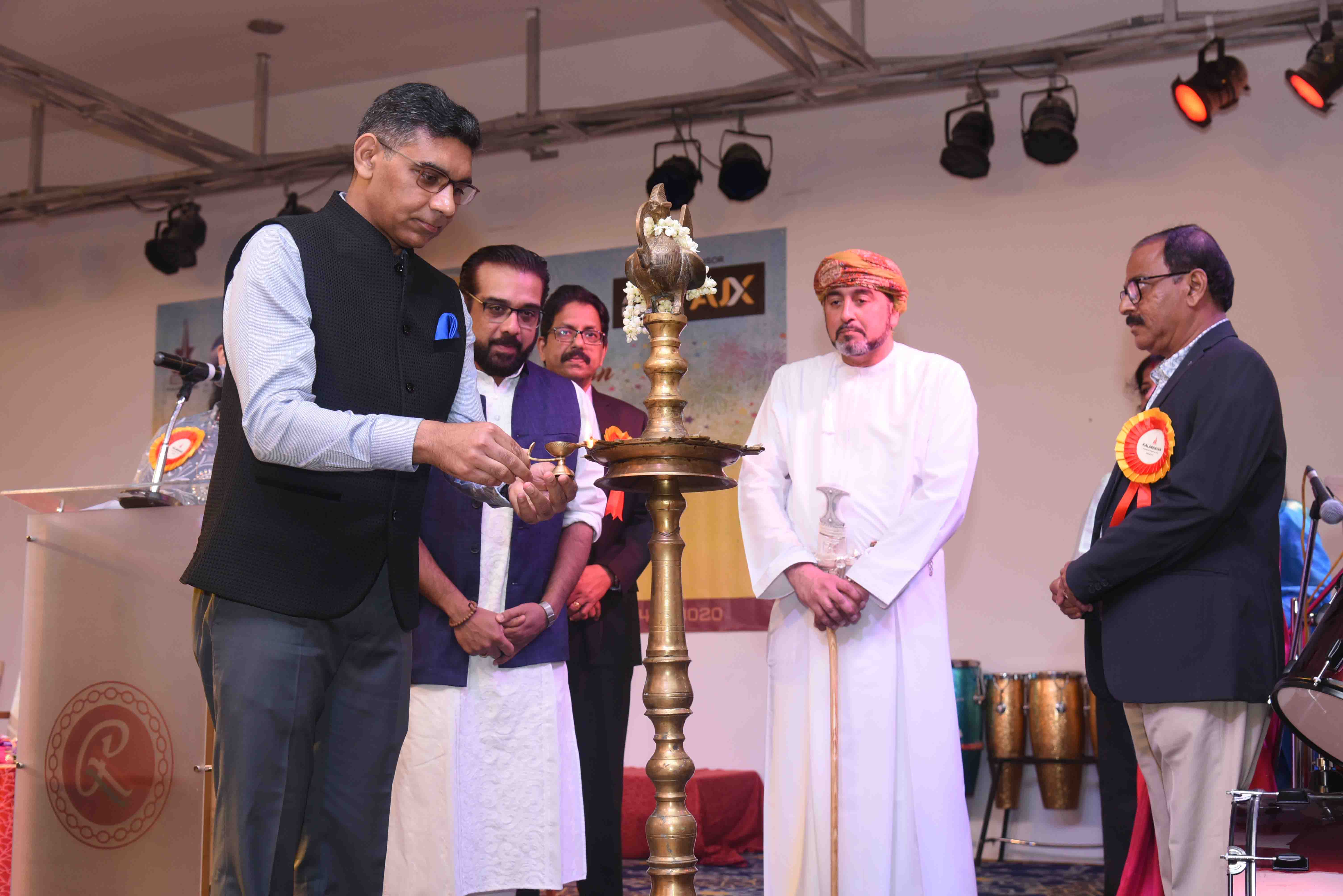 Ambassador was Chief Guest at the 13th Annual Day Celebration of Kalabhavan Muscat-Music and Art Training Institution in Oman.