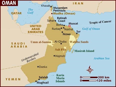 Al Khoud Oman Location Map Embassy Of India, Muscat, Oman : Oman Fact Sheet