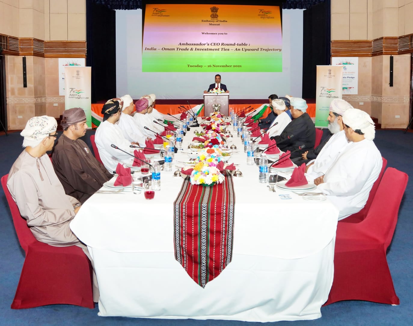 The 2nd Business Roundtable hosted by the Embassy for Omani business leaders
