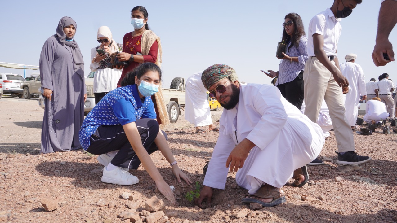 Tree Plantation Drive across Oman 