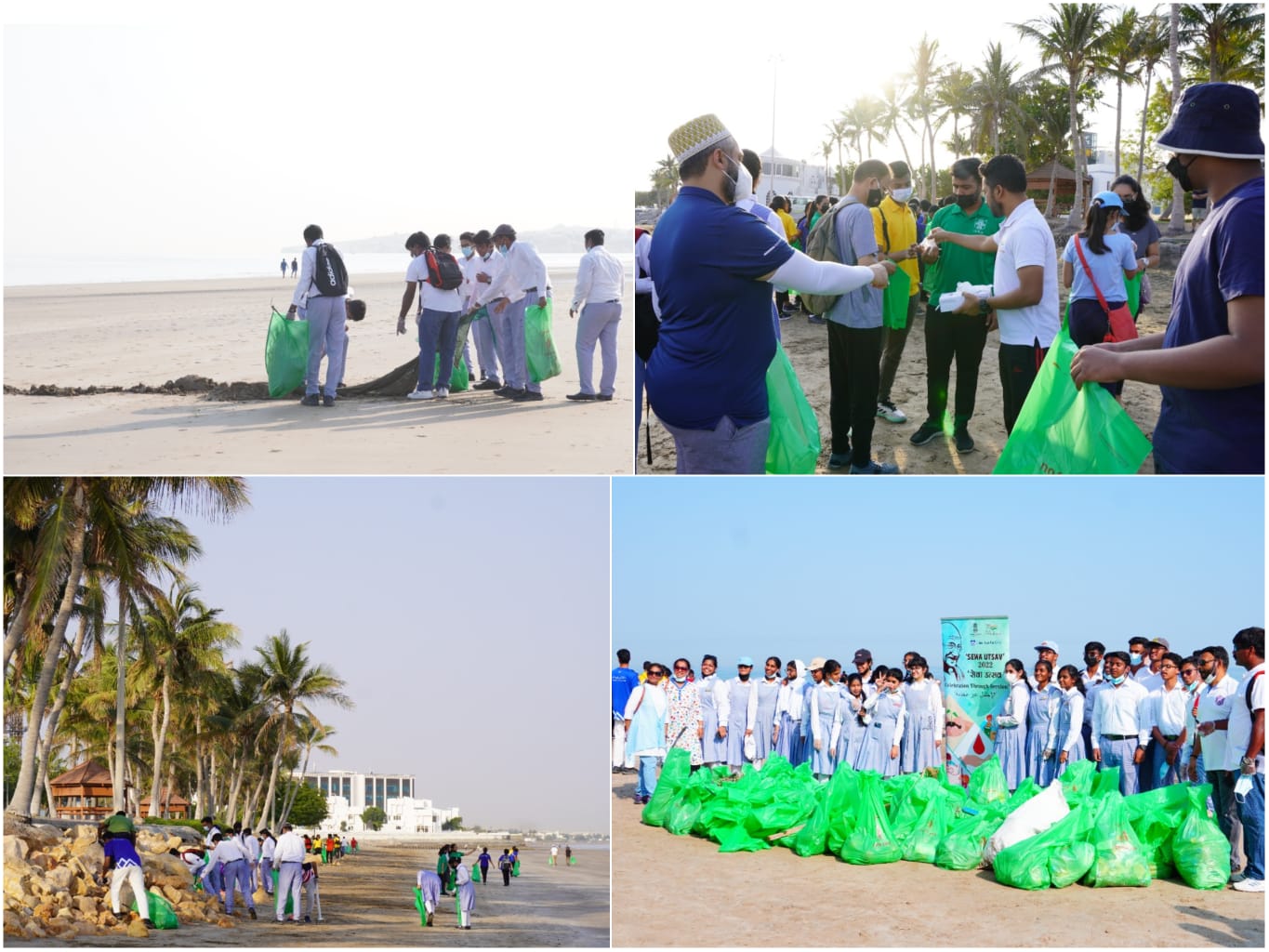 Beach Cleaning Activity organized across Oman at Muscat, Sohar, Sur and Salalah