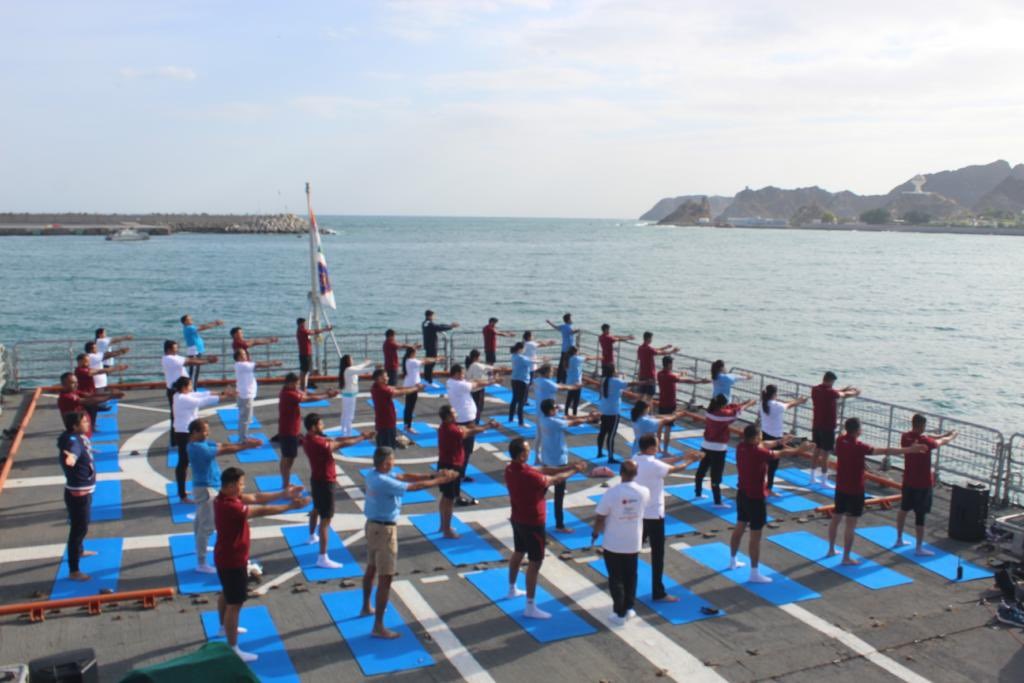  Yoga On-board INS Trishul, a Nautical Namaste