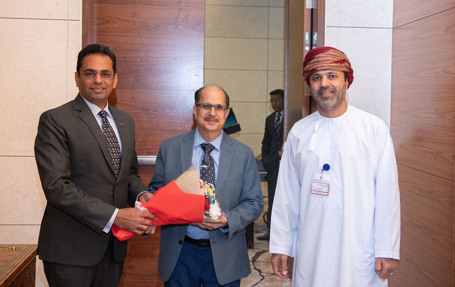 Visit of Dr. Ausaf Sayeed, Secretary (CPV & OIA) in Muscat for the 12th India Oman Strategic Consultative Group Meeting.