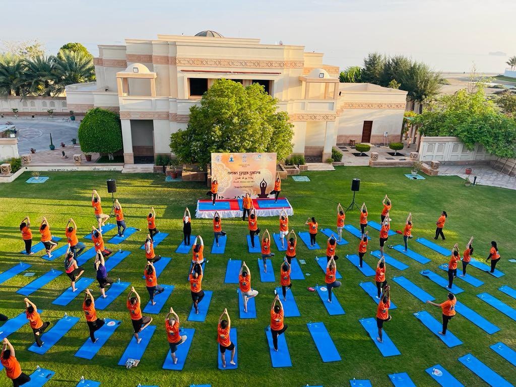  Oman Yoga Yatra - Yoga for Diplomats - 10 March 2023