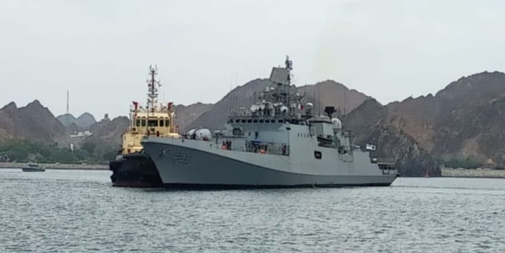 Visit of INS Teg to Muscat
